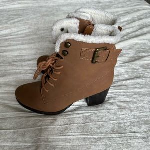 NEW Lace Up Winter Booties